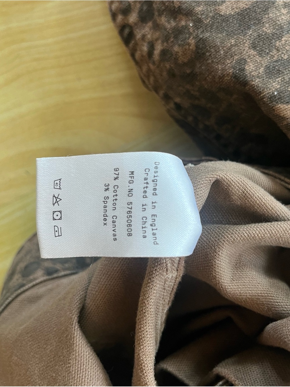 P&Co Albion Carpenter Pant in Leopard Sz. UK 14 (US 10) - Picture 10 of 10